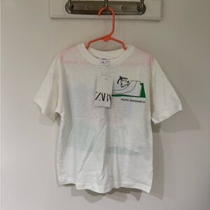Zara Pacific Skatepark Tee 5 Years NWT